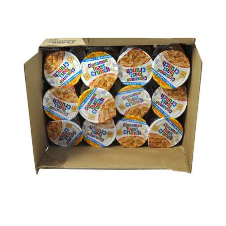 Cinnamon Toast Crunch Cereal 25% Less Sugar Single Serve K12 2 oz. Eq Grain, PK60 16000-14886